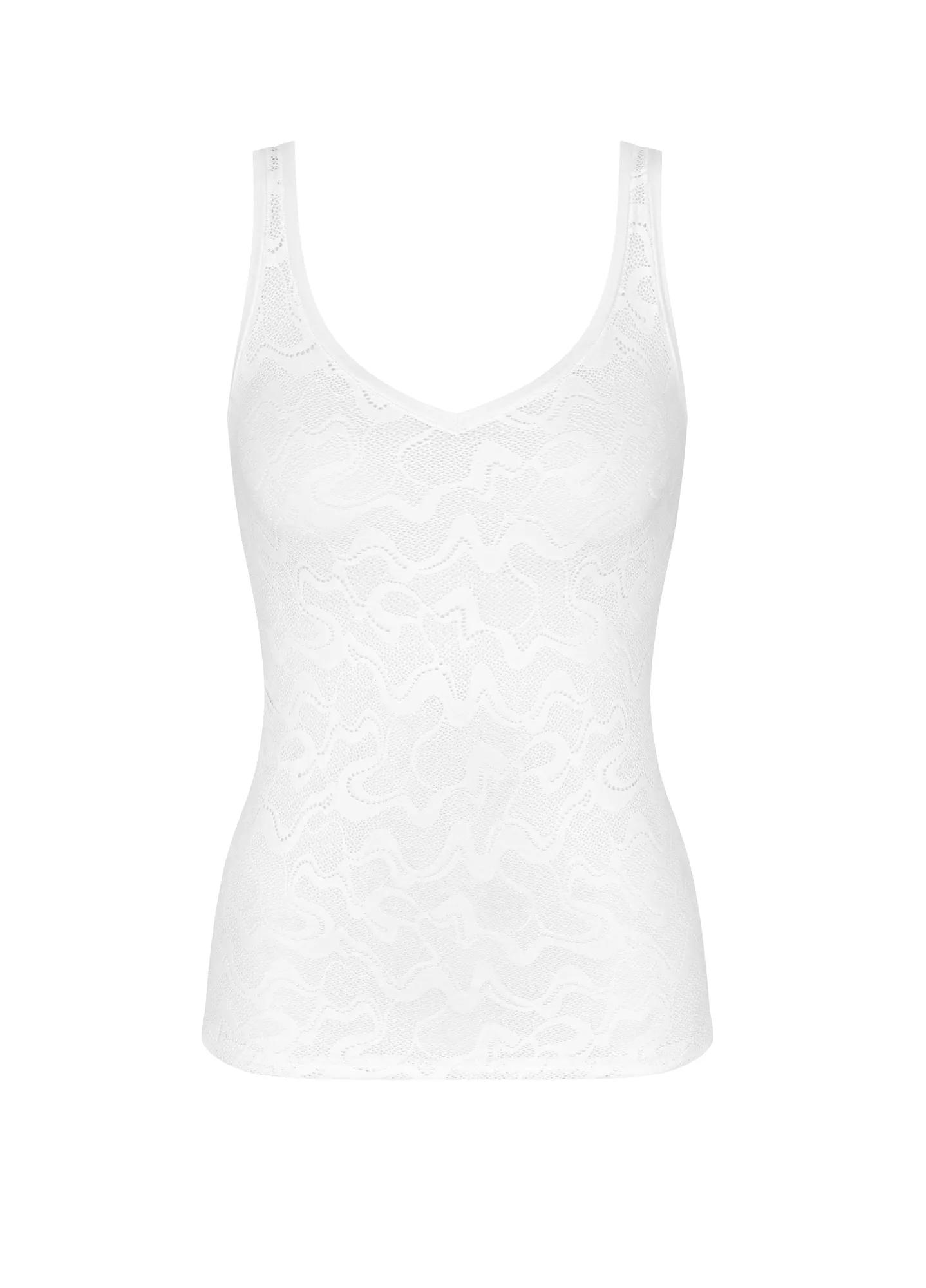 Allround Lace Top Med Hvid | Kvinder Sloggi T-Shirts, Toppe, Tanktops - Bus Antavaya
